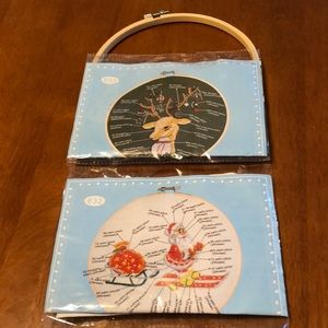 Embroidery Kits Christmas- 2 Designs